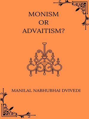 cover image of Monism Or Advaitism?
